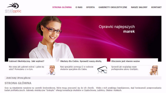Graloptic - sieć salonów optycznych